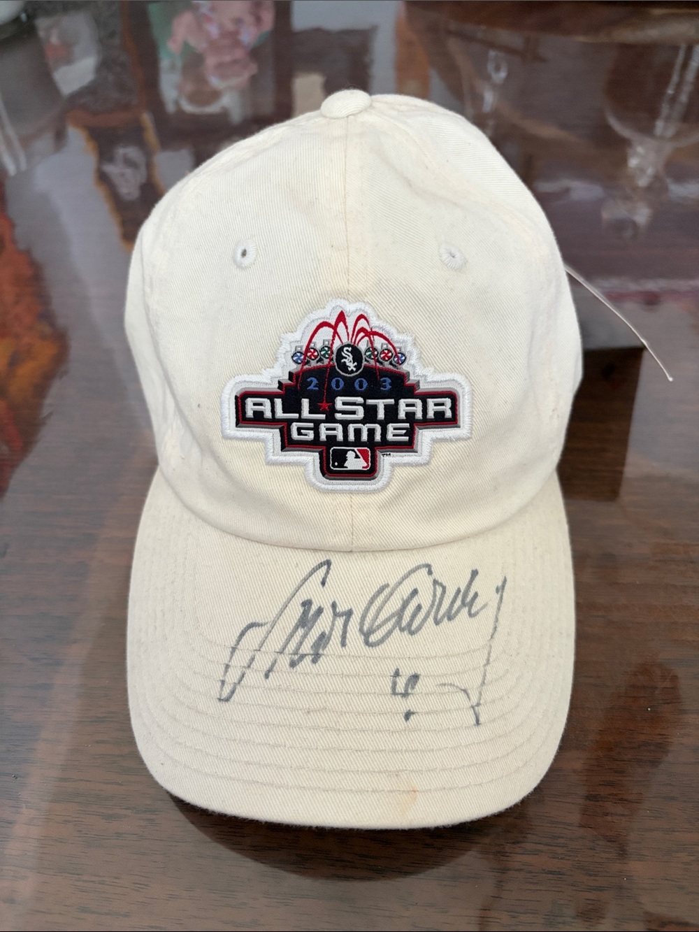 2003 All-Star Game MLB Baseball Cap Signed by Steve Garvey
